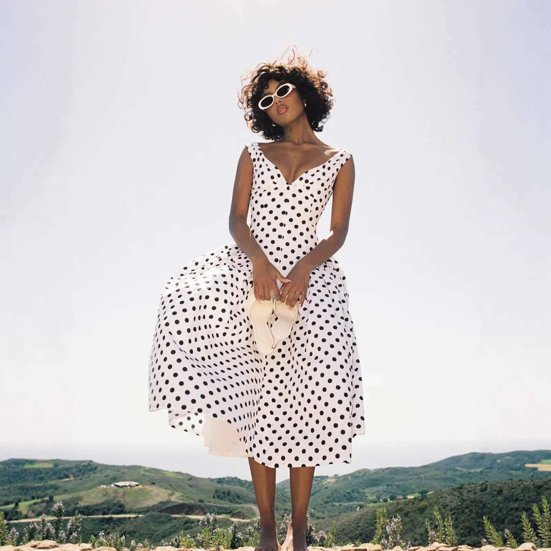 Polka Dot Elegant Party Skirts